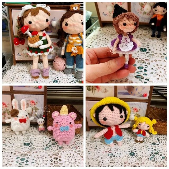 五颜六色的线材,钩出你的专属条纹小猴子!DIY钩针编织附教程 五颜六色的线材,钩出你的专属条纹小猴子!DIY钩针编织附教程