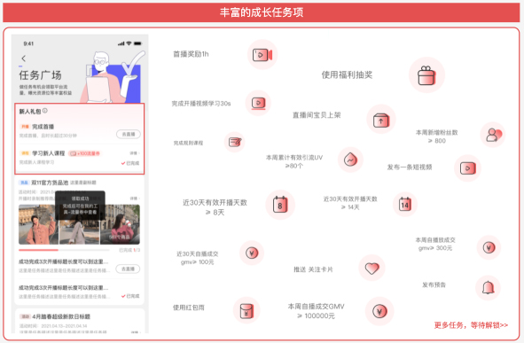 淘宝直播上线主播成长礼包，详情速看