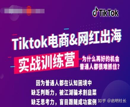 小白也可操作的海外短视频项目，抖音国际版TikTok实战培训课