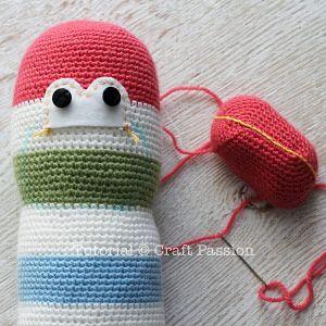 五颜六色的线材,钩出你的专属条纹小猴子!DIY钩针编织附教程 五颜六色的线材,钩出你的专属条纹小猴子!DIY钩针编织附教程