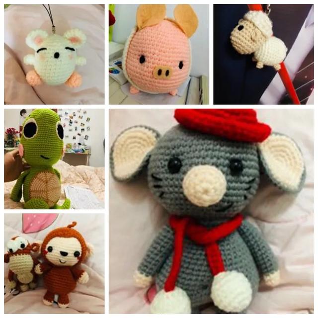 五颜六色的线材,钩出你的专属条纹小猴子!DIY钩针编织附教程 五颜六色的线材,钩出你的专属条纹小猴子!DIY钩针编织附教程