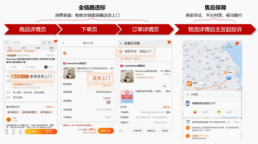 关于天猫发布调整小家电部分类目送货上门服务要求