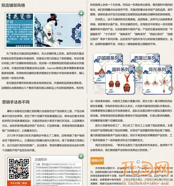 如何同时运营好天猫店和集市店