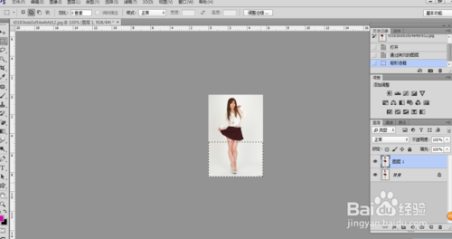 怎么快速修淘宝模特图?快速把腿修长的教程