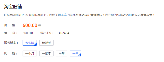 淘宝旺铺专业版和智能版的区别是什么？新手卖家一定要了解