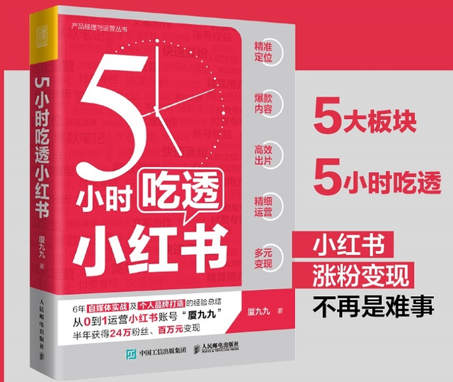 《5小时吃透小红书》：做到这三点，你也可以打造出吸金人设