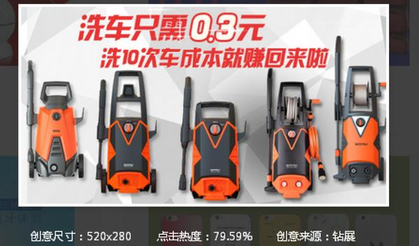 高点击率淘宝钻展创意图怎么做?