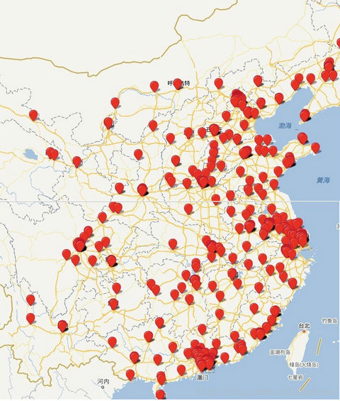 北上广互联网创业者分布图