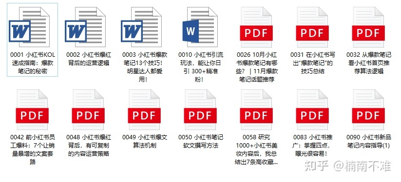 500份小红书运营引流必备超全运营资料,完整版(高清) 500份小红书运营引流必备超全运营资料,完整版(高清)