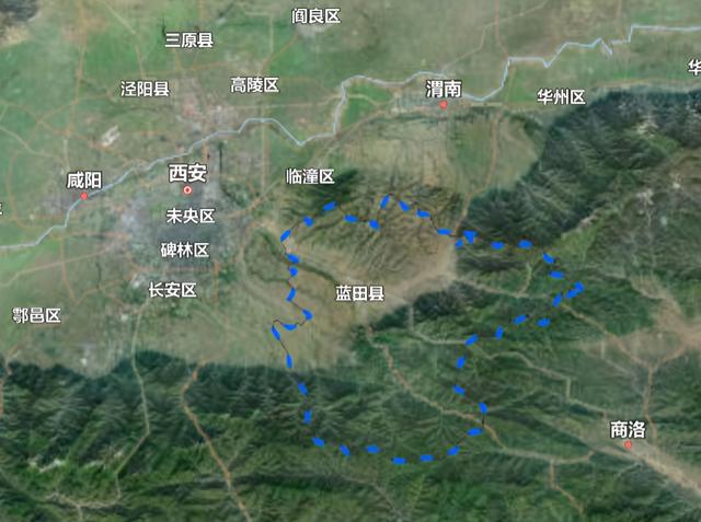 陕西省一个县，人口超50万，秦国和楚国曾在此交战