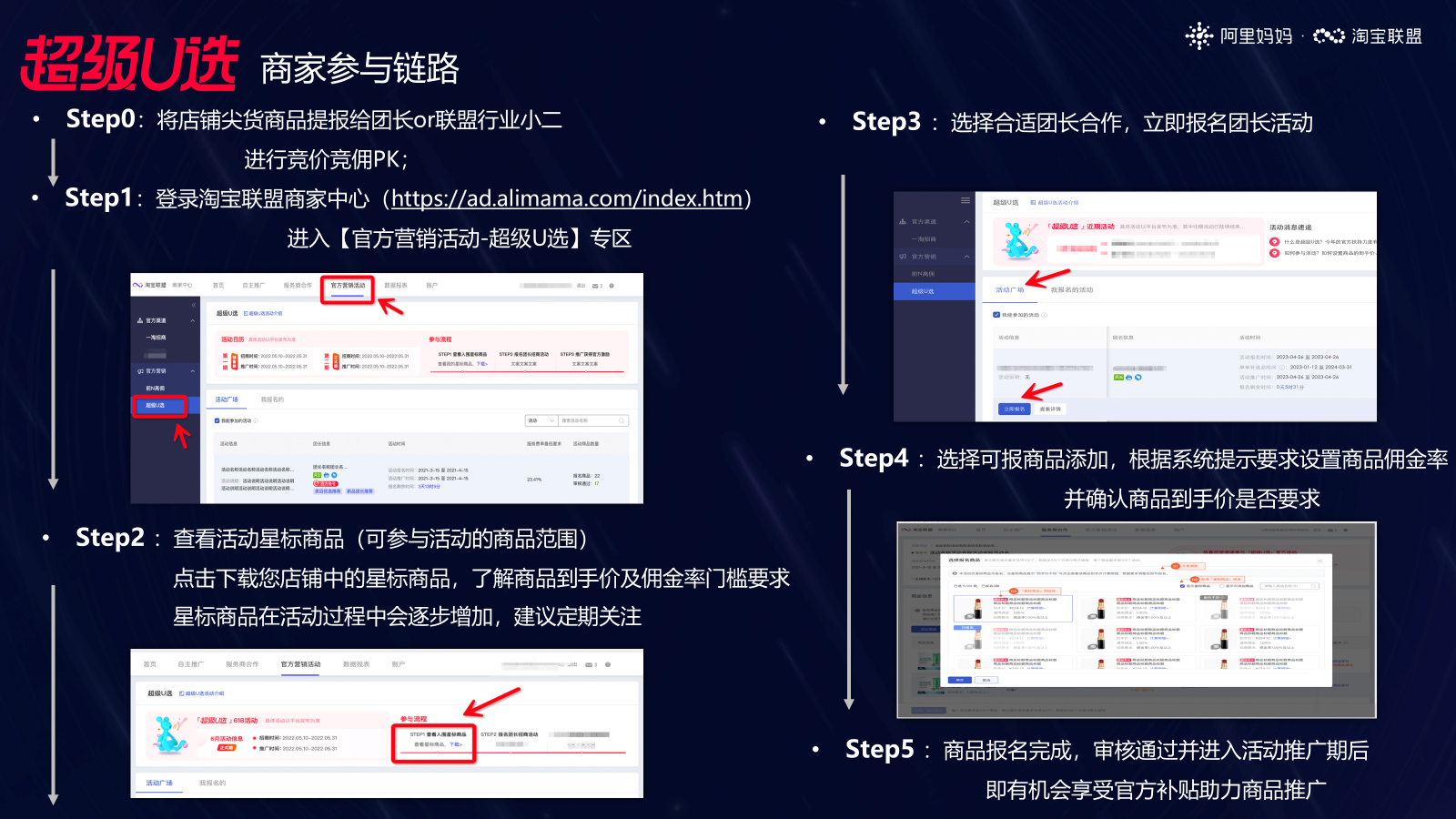 淘宝联盟618大促超级U选商家如何报名？