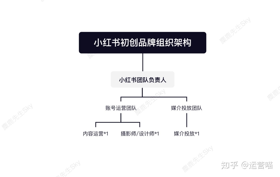 企业的小红书运营团队组织架构设计方案