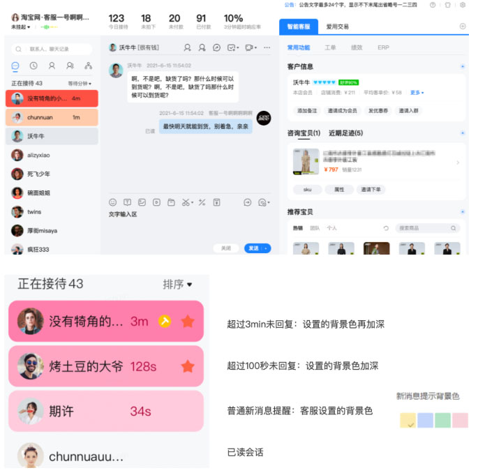 【淘宝客服工具】慢响应提醒工具介绍说明