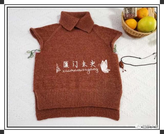 暖暖:领子很特别的女士百搭插肩袖套头衫(有编织说明) 暖暖:领子很特别的女士百搭插肩袖套头衫(有编织说明)