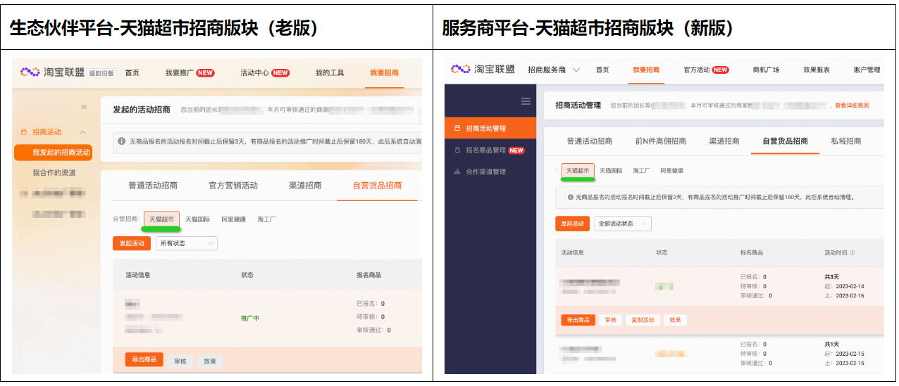 2023天猫【团长】超市招商迁移升级公告