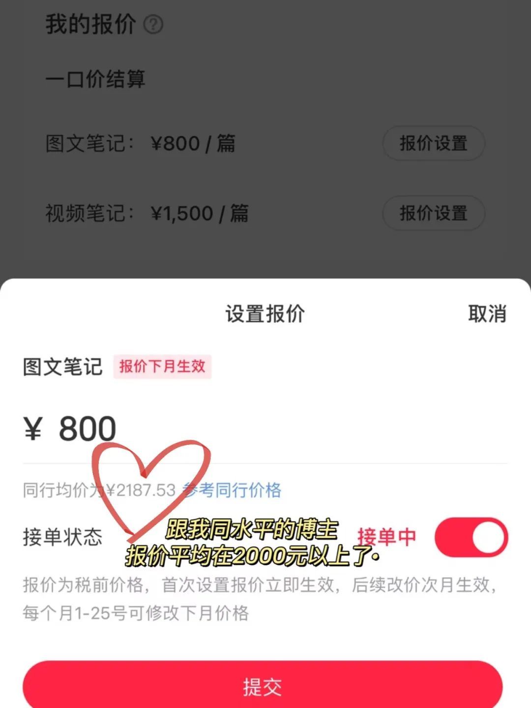 小红书推广价目表？小红书推广费用一般多少?