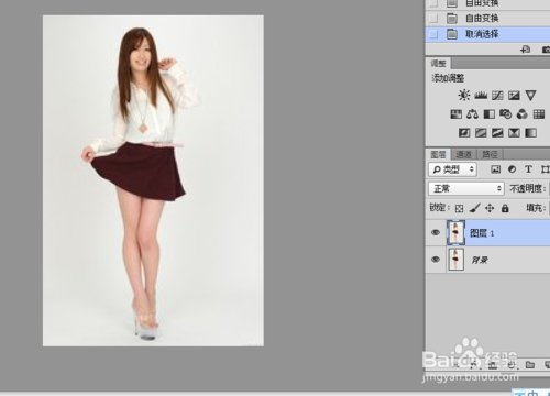 怎么快速修淘宝模特图?快速把腿修长的教程