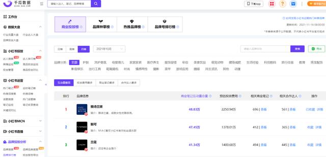 小红书内容营销3.0+KOL矩阵｜双11品牌案例