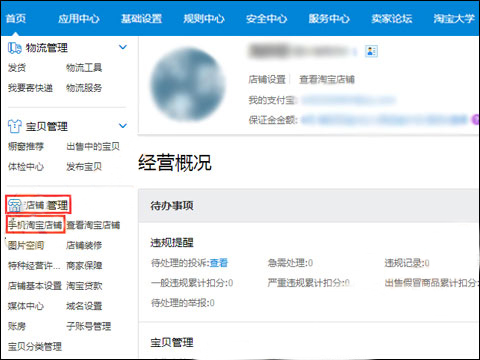 淘宝手机店铺装修入口及手机店铺首页布局介绍