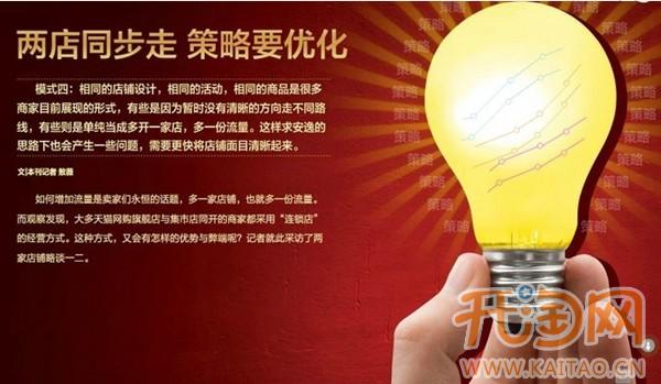 如何同时运营好天猫店和集市店