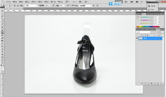 淘宝图片处理：淘宝鞋子图片后期处理教程