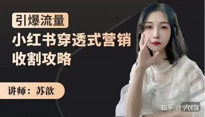 苏歆小红书穿透式营销收割攻略视频