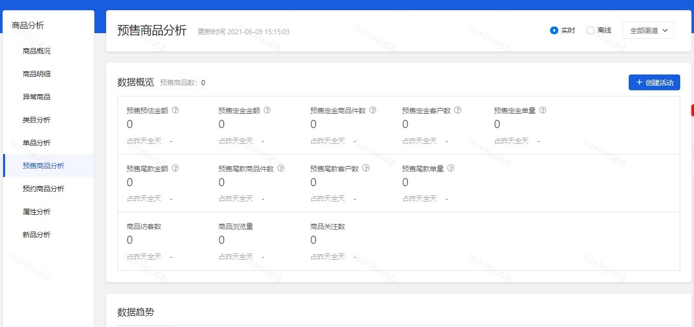 京东商智能得单品诊断全新升级，新增预约预售、新品分析、属性分析等功能