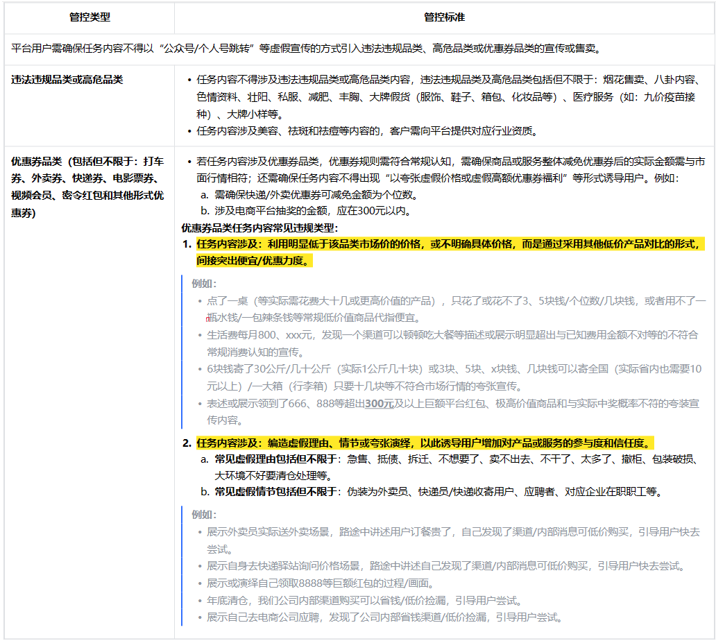 抖音新增巨量星图管控“虚假宣传内容”规则，来看详情