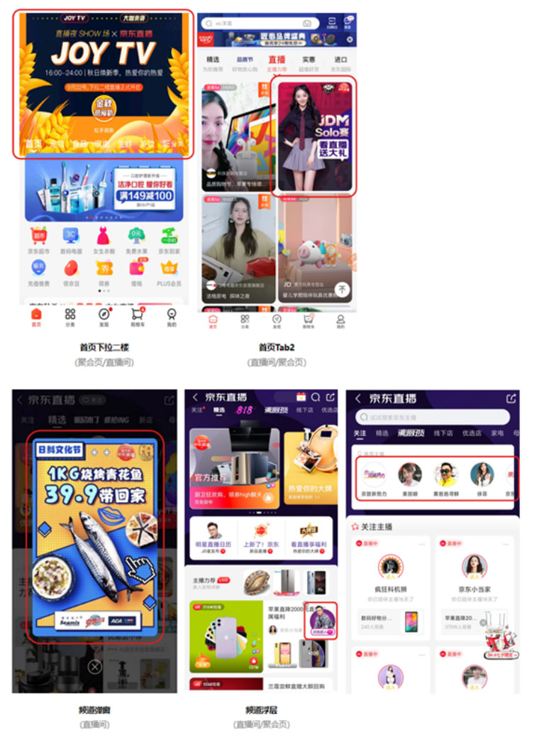 什么是京东直播官方号？京东直播官方号资源位有哪些？