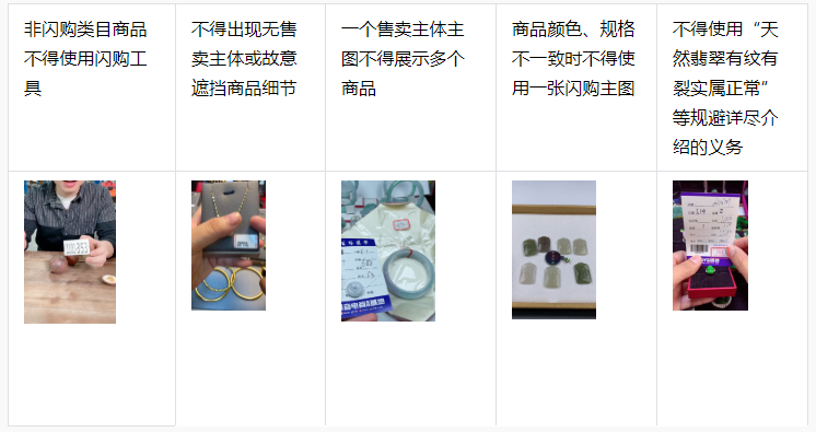 抖音发布关于【珠宝文玩】闪购商品发布细则通知