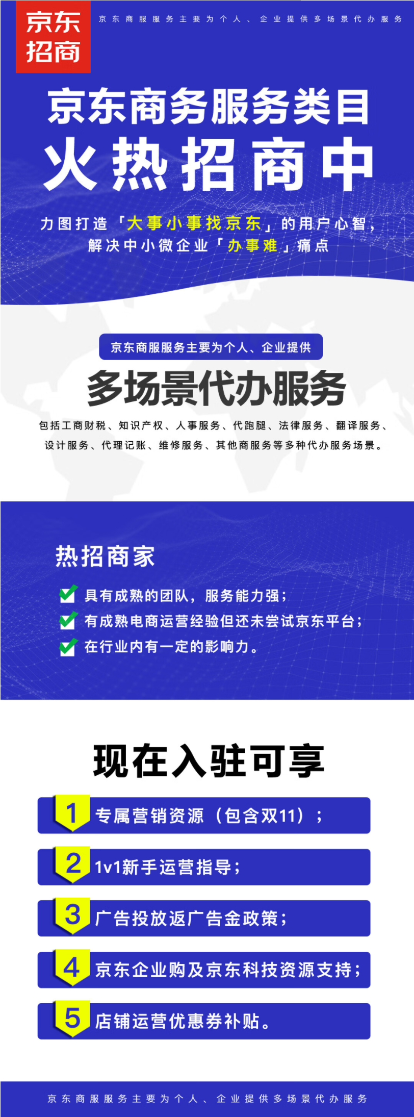京东商务服务类目火热招商中，来看详情