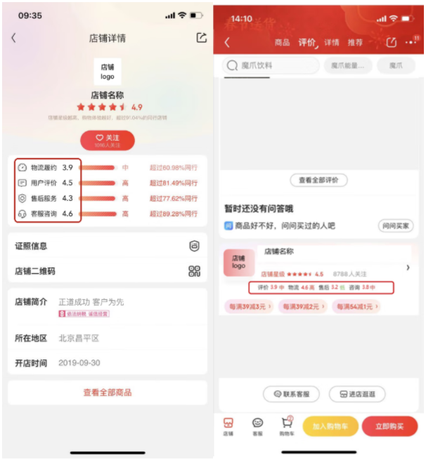 京东开放平台店铺星级因子得分区间调整，3月17日生效