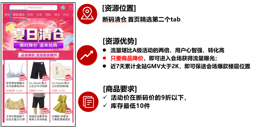 拼多多断码清仓活动来啦，一起来看看活动优势！