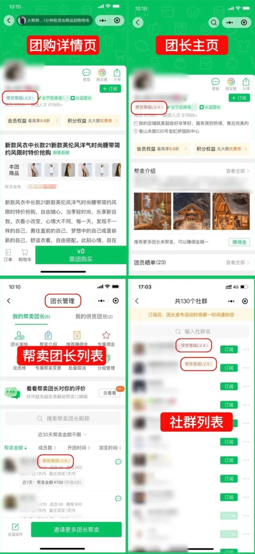 快团团上线新标识-带货等级，标签彰显硬实力！
