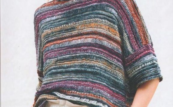 花色线材的魅力,不管是短款套衫,还是长款开衫,都很美