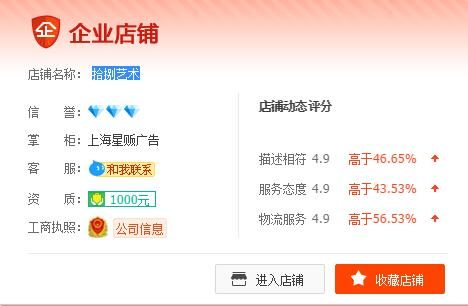 董子健的淘宝店叫什么名字?
