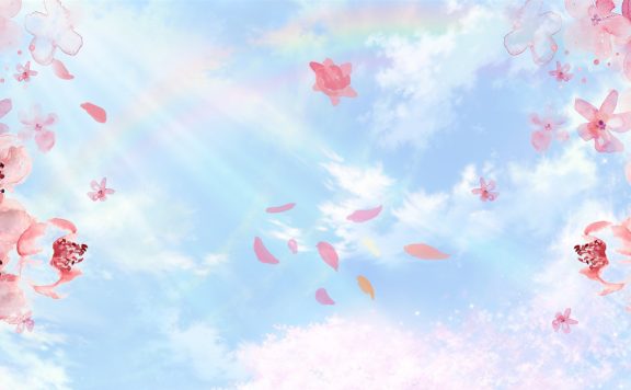 超浪漫樱花淘宝店铺背景图片素材