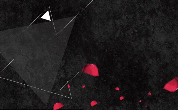 黑色底纹玫瑰花瓣淘宝店铺装修背景图片素材