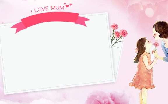 粉色淘宝店铺母亲节背景图片素材